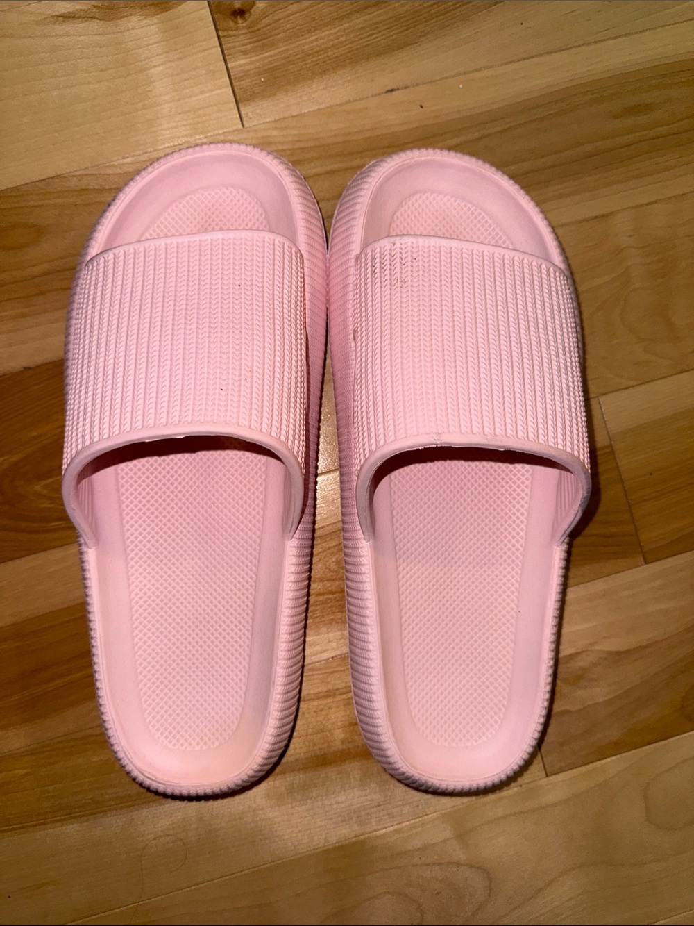 Pink Slide Sandals for Women - Lightweight Comfort 9
